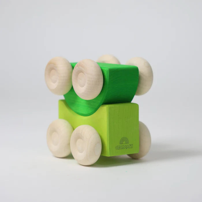 Grimm's Stacking Cars - Green | | Grimm's Spiel and Holz | Little Acorn to Mighty Oaks