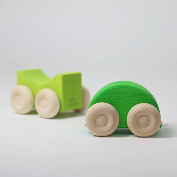 Grimm's Stacking Cars - Green | | Grimm's Spiel and Holz | Little Acorn to Mighty Oaks