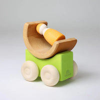 Grimm's Stacking Cars - Green | | Grimm's Spiel and Holz | Little Acorn to Mighty Oaks
