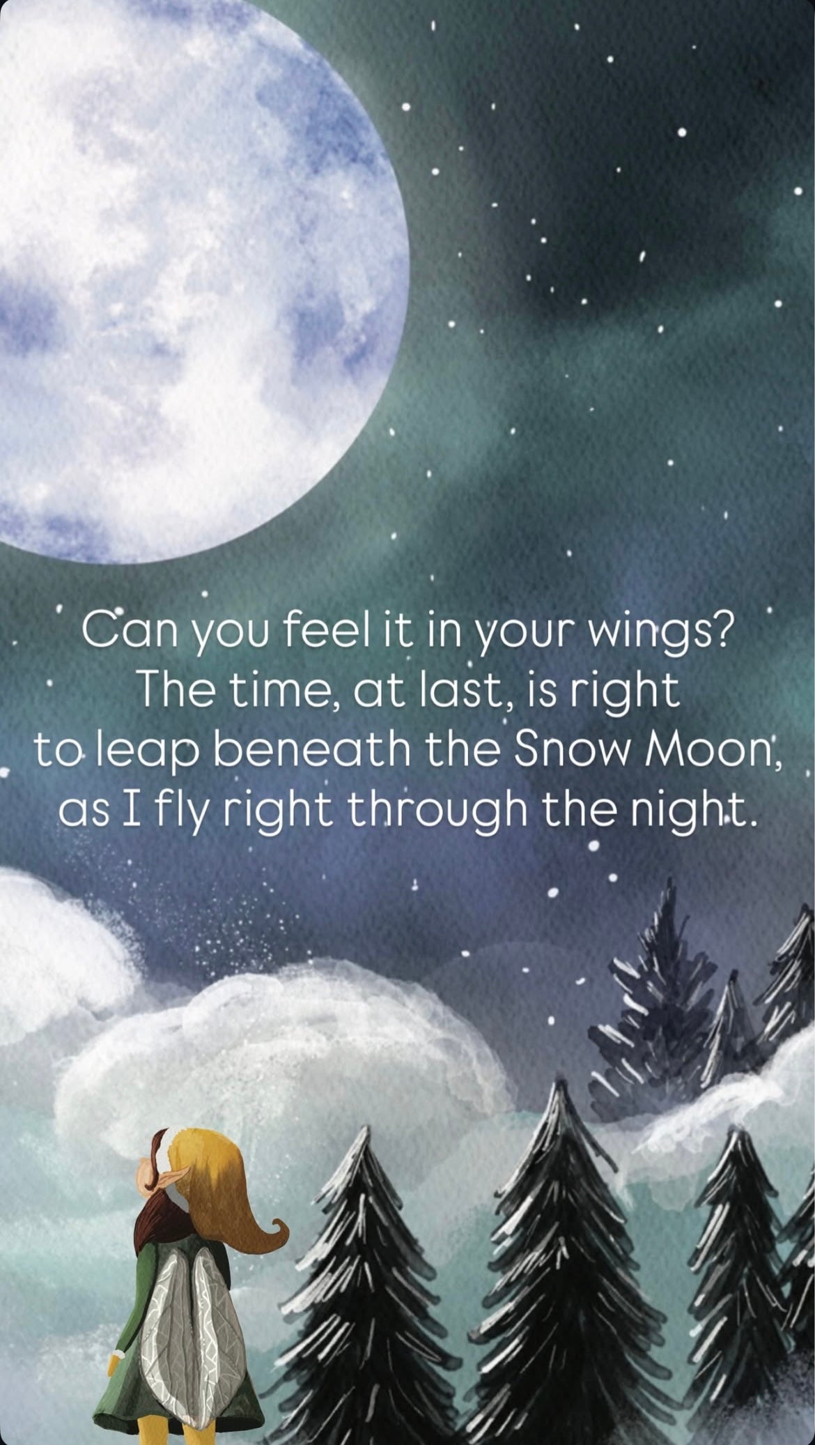 Full Moon Fairy: Under the Wolf Moon (January) | | Full Moon Fairy | Little Acorn to Mighty Oaks