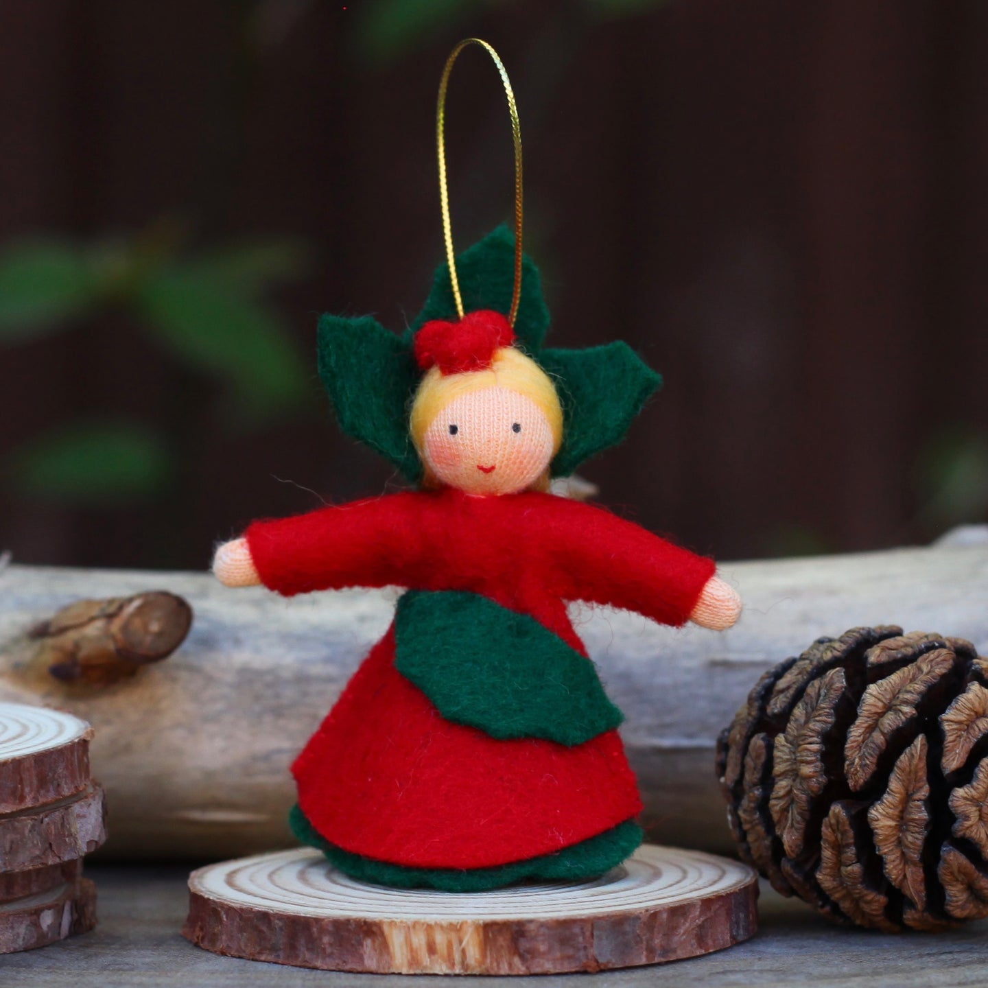 Ambrosius Fairy - Hanging Holly (Light Skin) | | Ambrosius Dolls | Little Acorn to Mighty Oaks