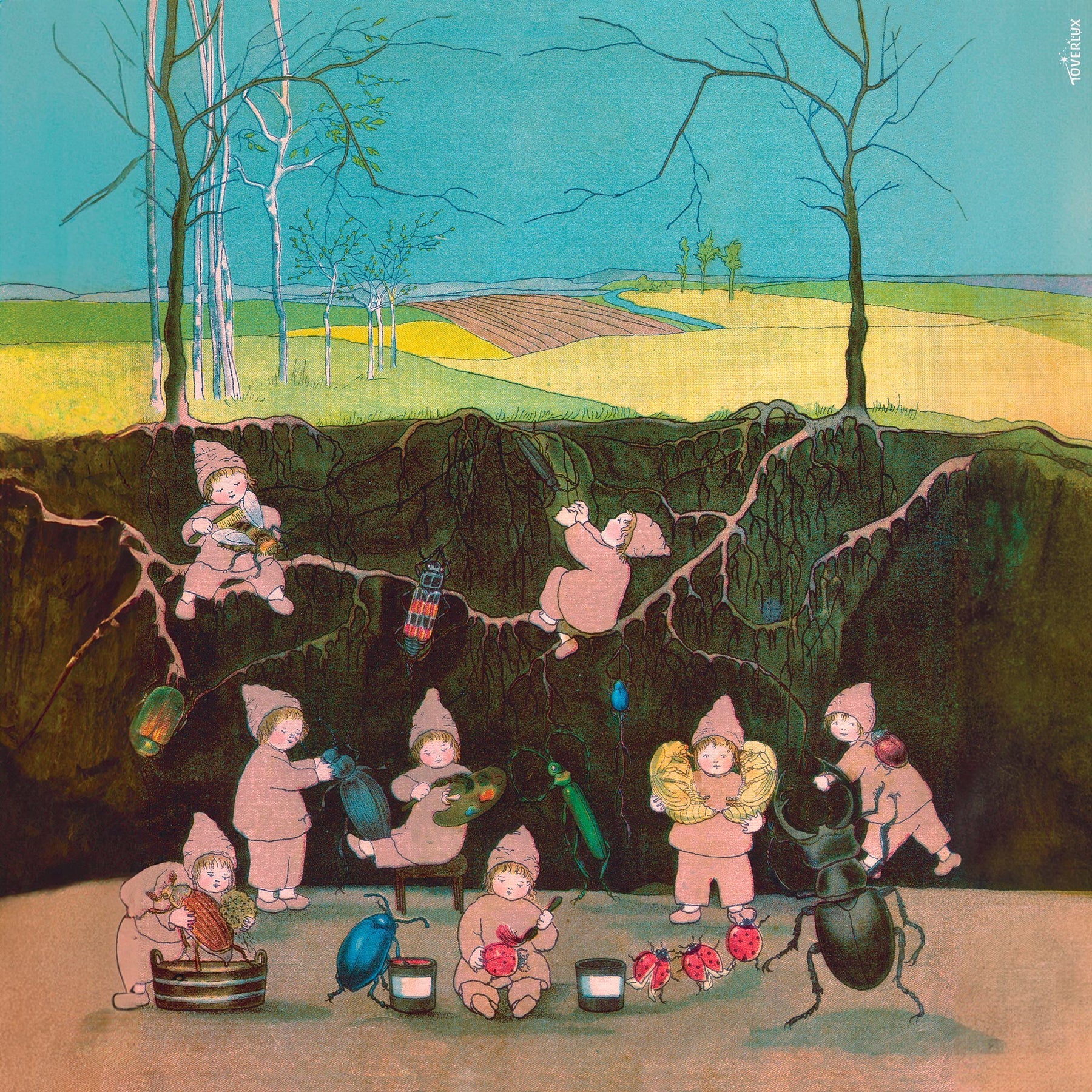 StoryLux - The Story of the Root Children - 9 Toverlux Silhouettes | Toy | Toverlux | Little Acorn to Mighty Oaks