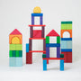 Grimm's 60 Coloured Geo Blocks