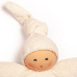 Nanchen Organic Waldorf Doll - Pimpel White - 17cm | | Nanchen | Little Acorn to Mighty Oaks
