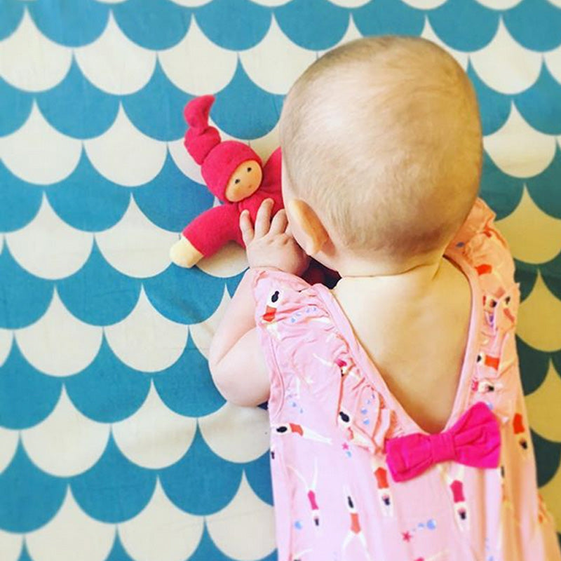 Nanchen Organic Waldorf Doll - Pimpel - Berry - 17cm | | Nanchen | Little Acorn to Mighty Oaks