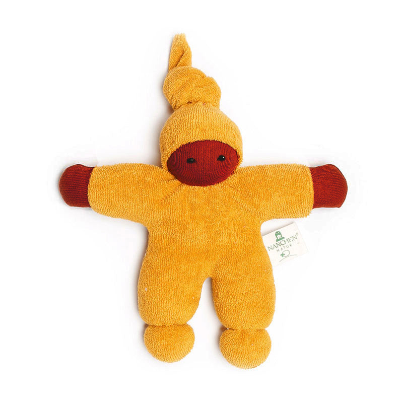 Nanchen Organic Waldorf Doll - Pimpel - Golden - 17cm | | Nanchen | Little Acorn to Mighty Oaks