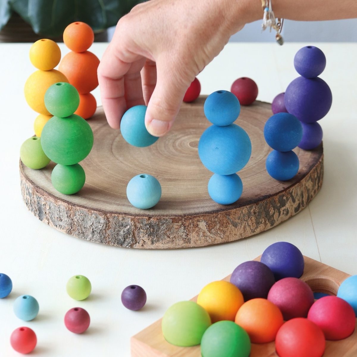 Grimm's Small Rainbow Balls | | Grimm's Spiel and Holz | Little Acorn to Mighty Oaks