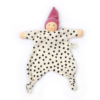 Nanchen Organic Waldorf Blanket Doll - Elderberry Polka Dot | | Nanchen | Little Acorn to Mighty Oaks