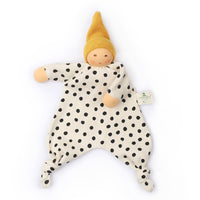 Nanchen Organic Waldorf Blanket Doll - Mustard Polka Dot | | Nanchen | Little Acorn to Mighty Oaks