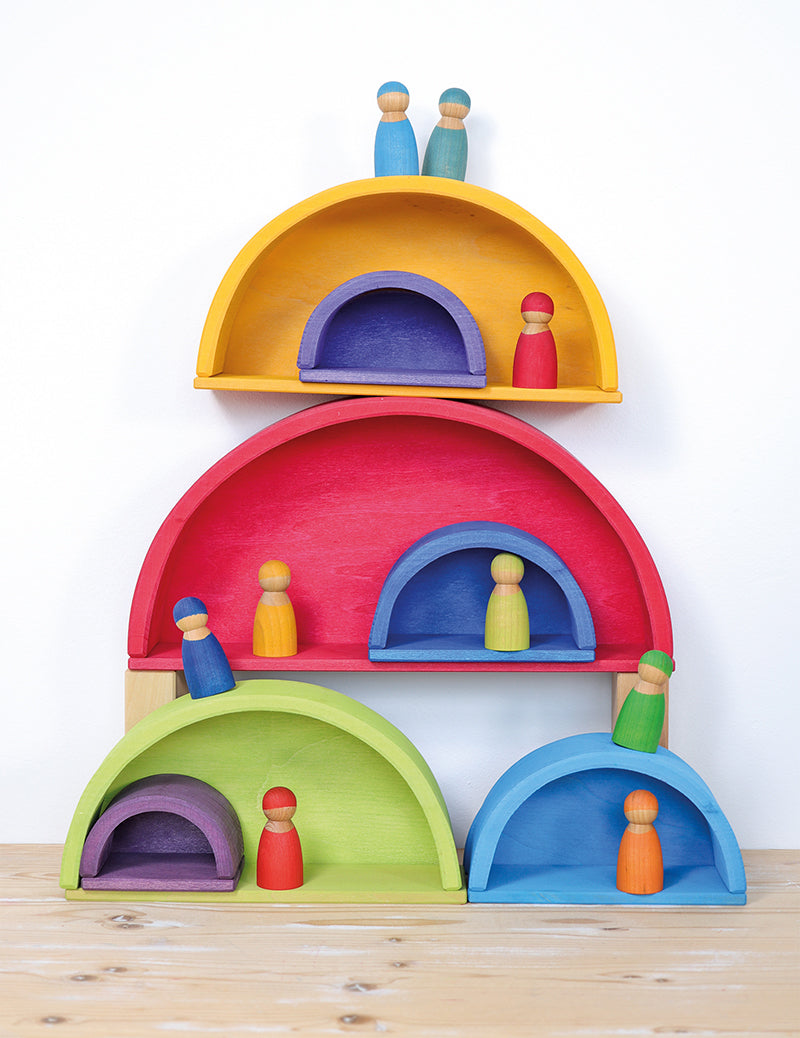 Grimm's Building Boards - Rainbow | | Grimm's Spiel and Holz | Little Acorn to Mighty Oaks