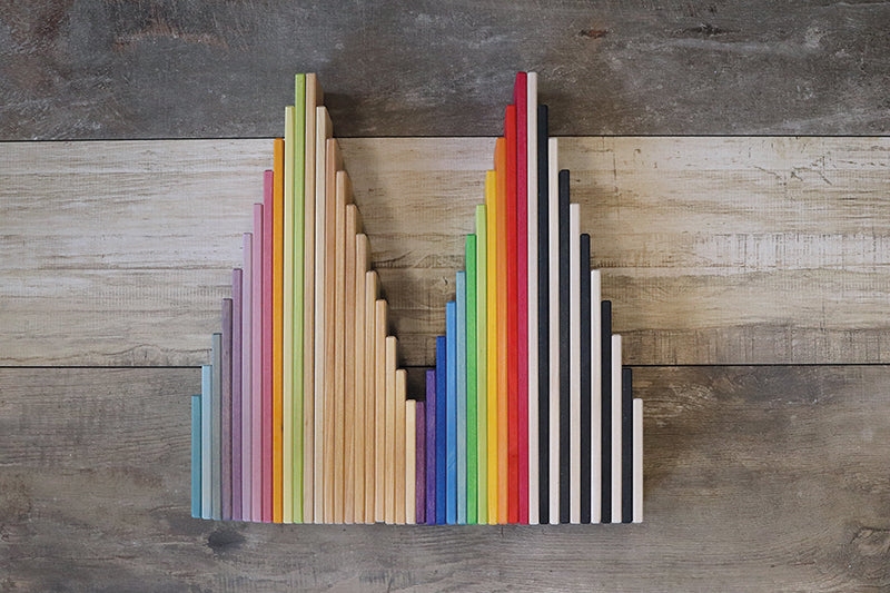 Grimm's Building Boards - Rainbow | | Grimm's Spiel and Holz | Little Acorn to Mighty Oaks