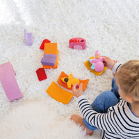 Grimm's Mobile Home - Pink/Orange | | Grimm's Spiel and Holz | Little Acorn to Mighty Oaks