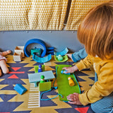 Grimm's Mobile Home - Blue-Green | | Grimm's Spiel and Holz | Little Acorn to Mighty Oaks