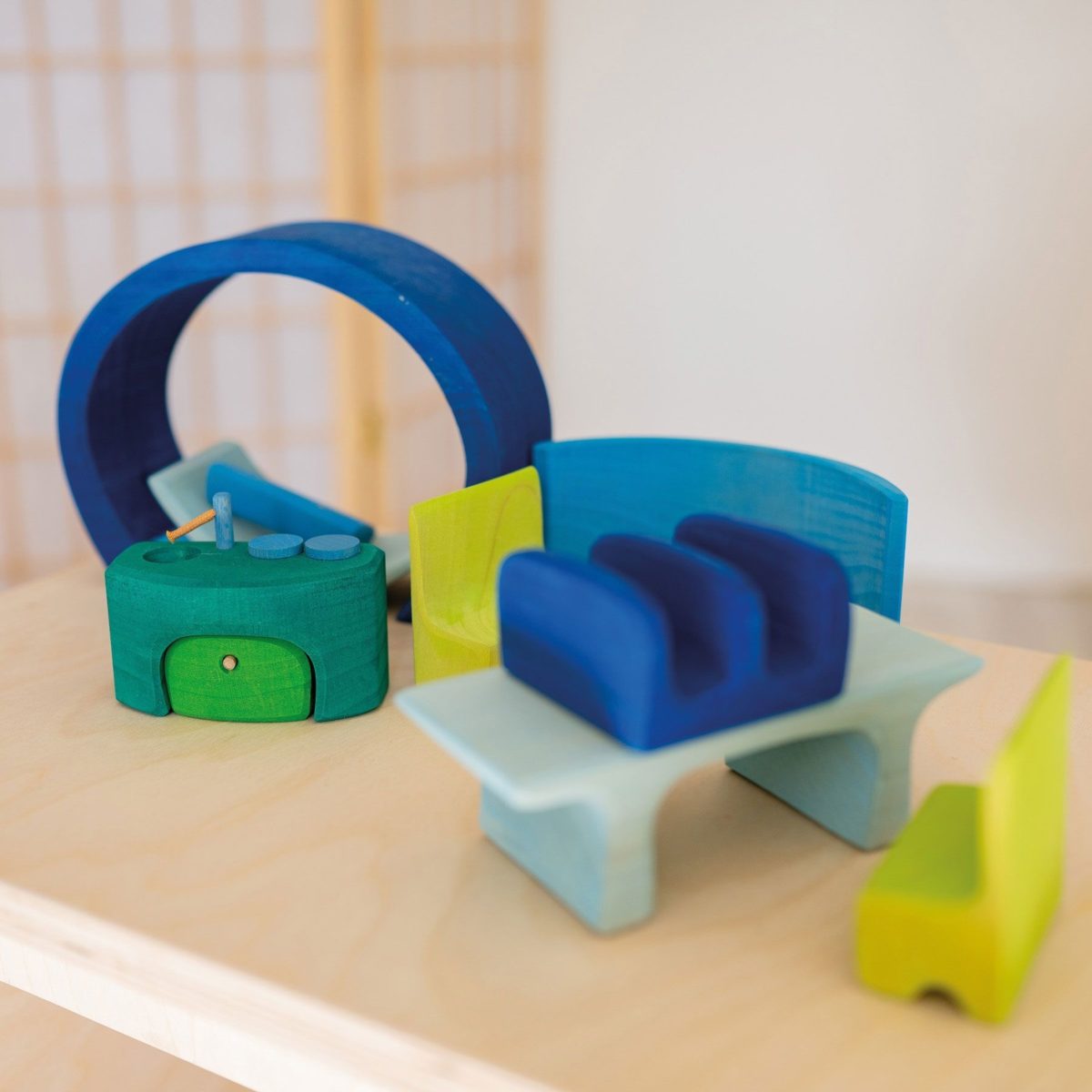 Grimm's Mobile Home - Blue-Green | | Grimm's Spiel and Holz | Little Acorn to Mighty Oaks