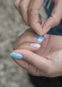 Namaki Water-Based Nail Polish - Frosted Blue | | Namaki | Little Acorn to Mighty Oaks