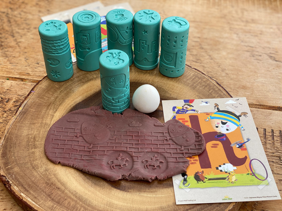 Yellow Door Let's Roll Ocean Life | Set Of Six Sea Animal Habitat Playdough R | UK
