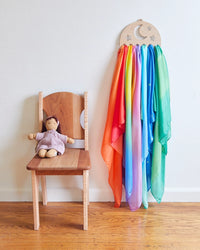 Sarah's Silks - Playsilk Display - Star and Moon | | Sarah's Silks | Little Acorn to Mighty Oaks