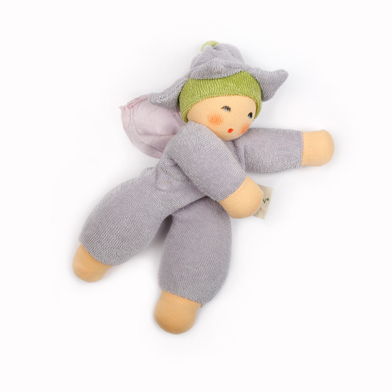 Nanchen Organic Waldorf Doll - Flower Fairy Lilac - 18cm | | Nanchen | Little Acorn to Mighty Oaks