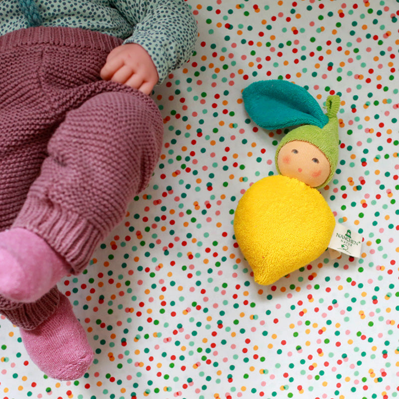 Nanchen Organic Lemon Rattle Doll | | Nanchen | Little Acorn to Mighty Oaks