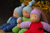 Nanchen Organic Waldorf Doll - Wuschel - Green 26cm | | Nanchen | Little Acorn to Mighty Oaks