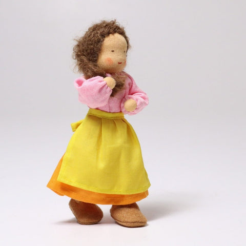 Grimm's Dolls House Doll - Brunette Mother - Mrs. Alder