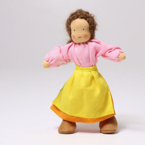 Grimm's Dolls House Doll - Brunette Mother - Mrs. Alder