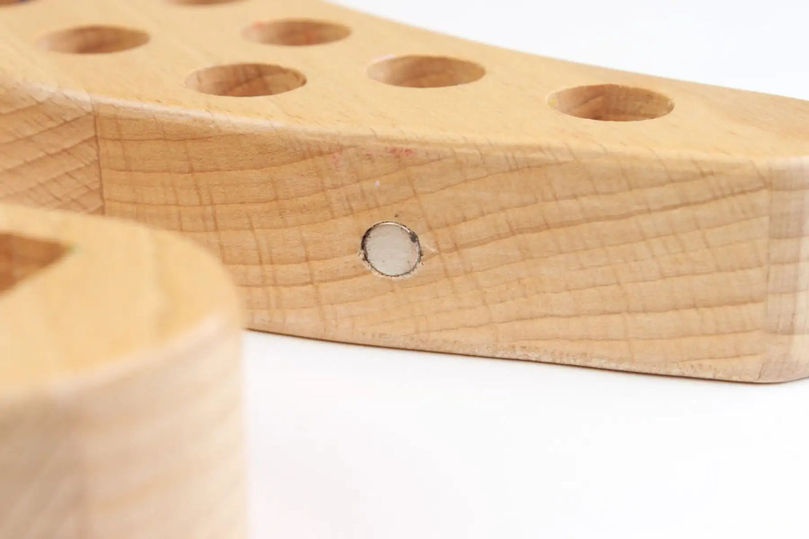 Mercurius Wooden Holder for Wax Stick and Wax Block Crayons | | Stockmar | Little Acorn to Mighty Oaks