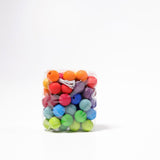 Grimm's 20mm Wooden Rainbow Beads - 60 pack | | Grimm's Spiel and Holz | Little Acorn to Mighty Oaks