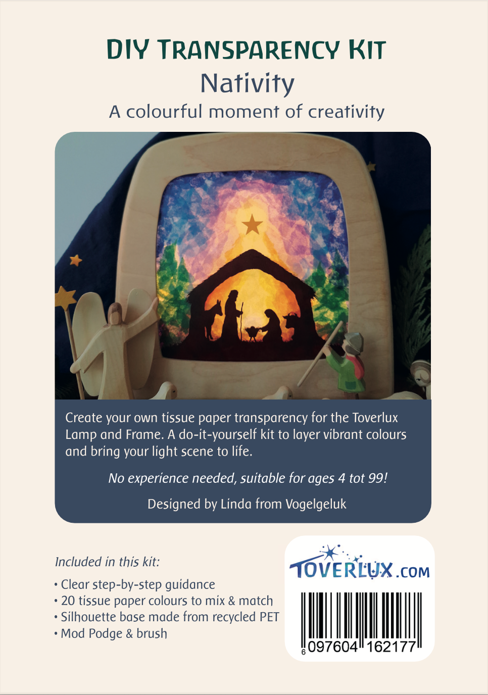 Vogel Geluk - DIY Toverlux Transparency: Nativity | Toy | Toverlux | Little Acorn to Mighty Oaks