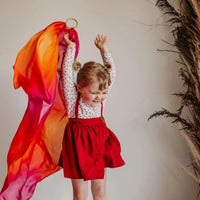 Play Silkies Autumn Playsilk - 35 x 35 inch | | Play Silkies | Little Acorn to Mighty Oaks
