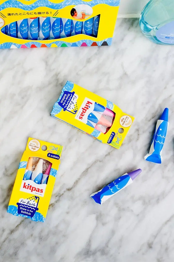 Kitpas Bath Crayons - Fish Trio | | Kitpas | Little Acorn to Mighty Oaks