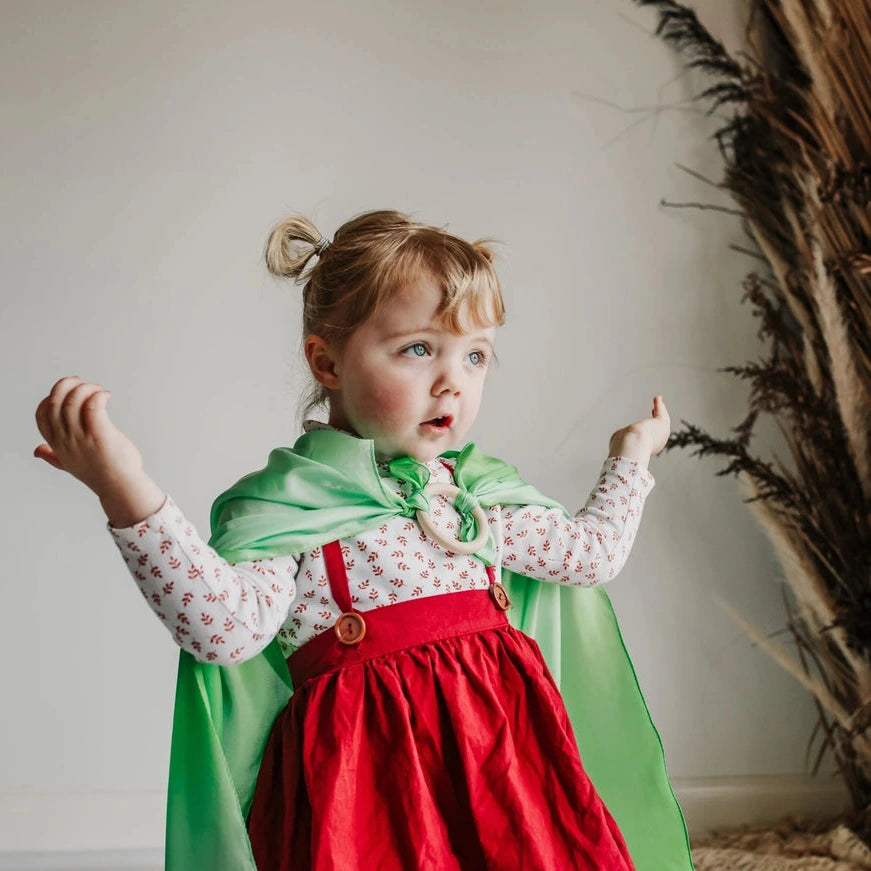 Play Silkies Spring Playsilk - 35 x 35 inch | | Play Silkies | Little Acorn to Mighty Oaks