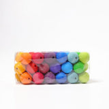 Grimm's 30mm Wooden Rainbow Beads - 36 pack | | Grimm's Spiel and Holz | Little Acorn to Mighty Oaks