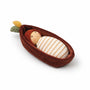 Nanchen Organic Waldorf Oak Baby in Bark Bed - 16cm | | Nanchen | Little Acorn to Mighty Oaks