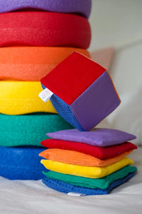 Pit and Play Sensory Beanbags Set of 6 – Rainbow | | Pit and Play | Little Acorn to Mighty Oaks
