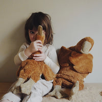 Senger Naturwelt - Organic Cuddly Animal - Rust Goose | Small | | Senger Naturwelt | Little Acorn to Mighty Oaks