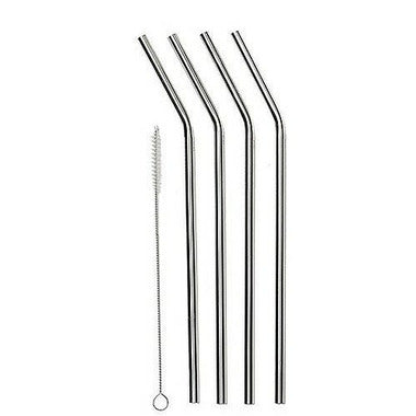 Onyx Stainless Steel Straws