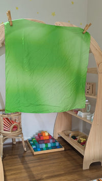 Play Silkies Spring Playsilk - 35 x 35 inch | | Play Silkies | Little Acorn to Mighty Oaks
