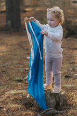 Play Silkies Essentials - Blue 35 x 35 inch | | Play Silkies | Little Acorn to Mighty Oaks