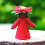 Ambrosius Fairy - Poinsettia with Dark Skin | | Ambrosius Dolls | Little Acorn to Mighty Oaks