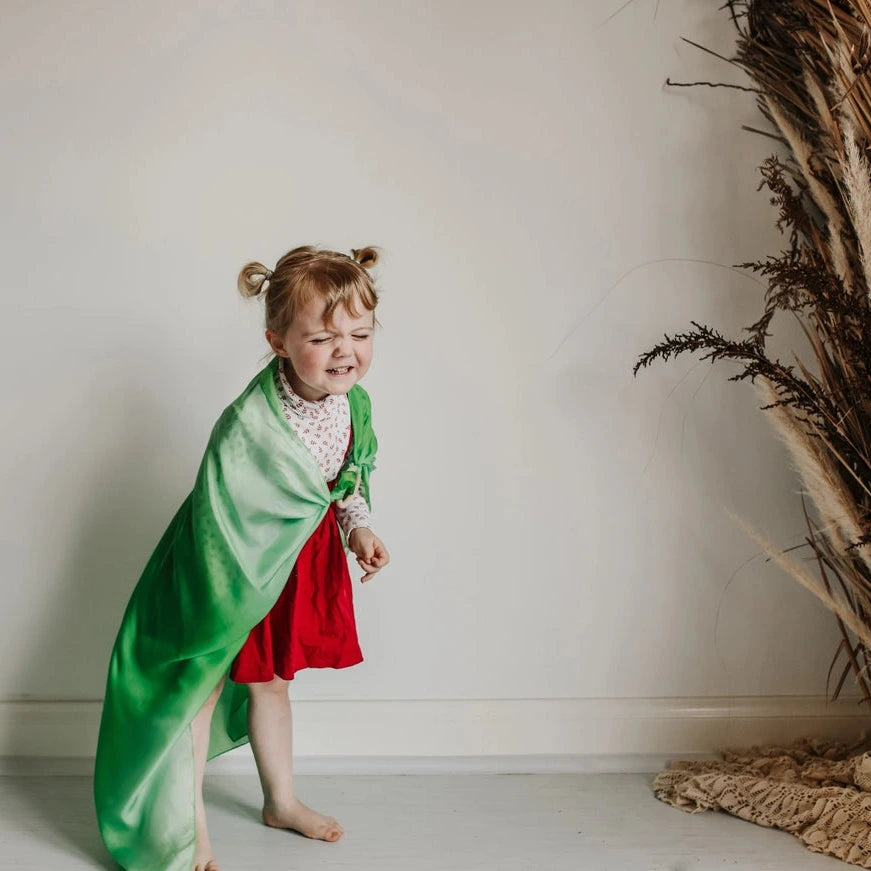 Play Silkies Spring Playsilk - 35 x 35 inch | | Play Silkies | Little Acorn to Mighty Oaks