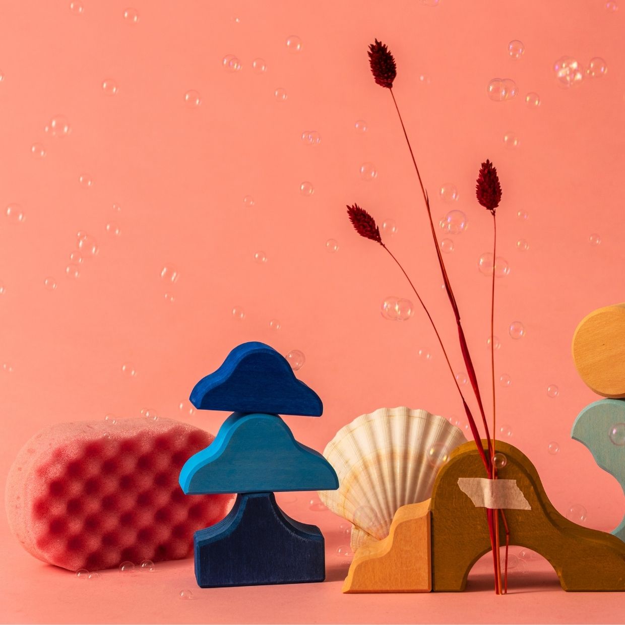 Grimm's Tiny Art Collection - Wave | | Grimm's Spiel and Holz | Little Acorn to Mighty Oaks