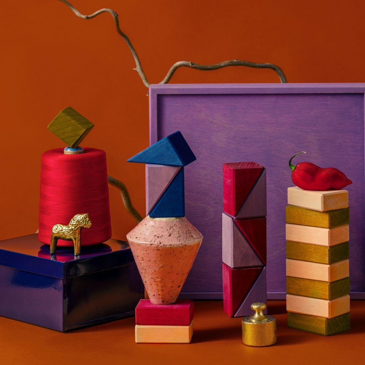 Grimm's Tiny Art Collection - Rhythm Building Set | | Grimm's Spiel and Holz | Little Acorn to Mighty Oaks