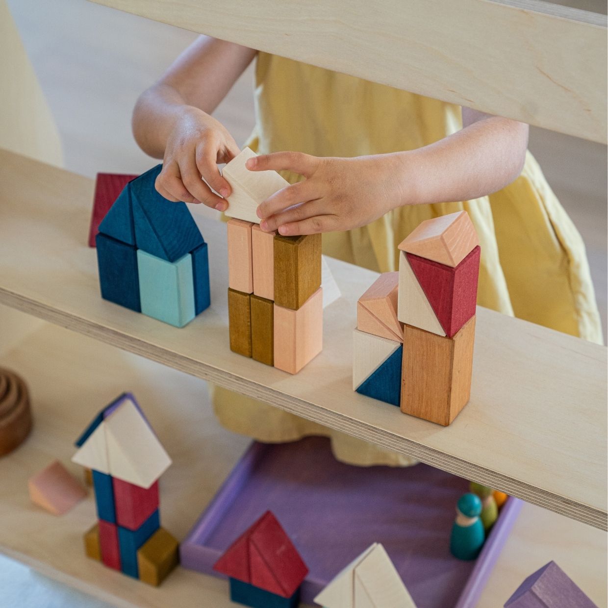 Grimm's Tiny Art Collection - Rhythm Building Set | | Grimm's Spiel and Holz | Little Acorn to Mighty Oaks