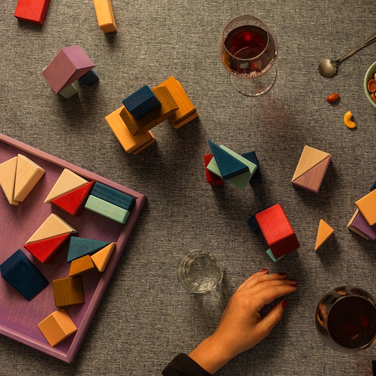 Grimm's Tiny Art Collection - Rhythm Building Set | | Grimm's Spiel and Holz | Little Acorn to Mighty Oaks