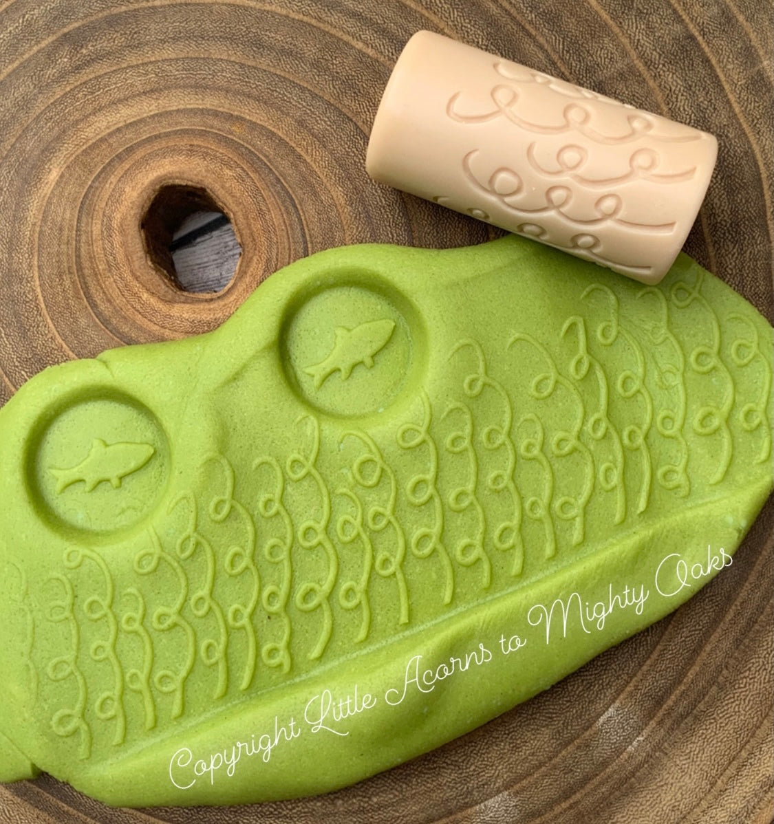 Yellow Door Let’s Roll – Pond Fish Stone Roller | | Yellow Door | Little Acorn to Mighty Oaks