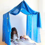 Sarah's Silks Double Starry Night Playsilk - 54 x 108 inches | | Sarah's Silks | Little Acorn to Mighty Oaks