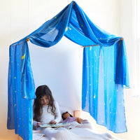 Sarah's Silks Double Starry Night Playsilk - 54 x 108 inches | | Sarah's Silks | Little Acorn to Mighty Oaks