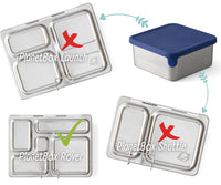 PlanetBox Big Stainless Steel Square Dipper 9.3oz - Galactic | | PlanetBox | Little Acorn to Mighty Oaks