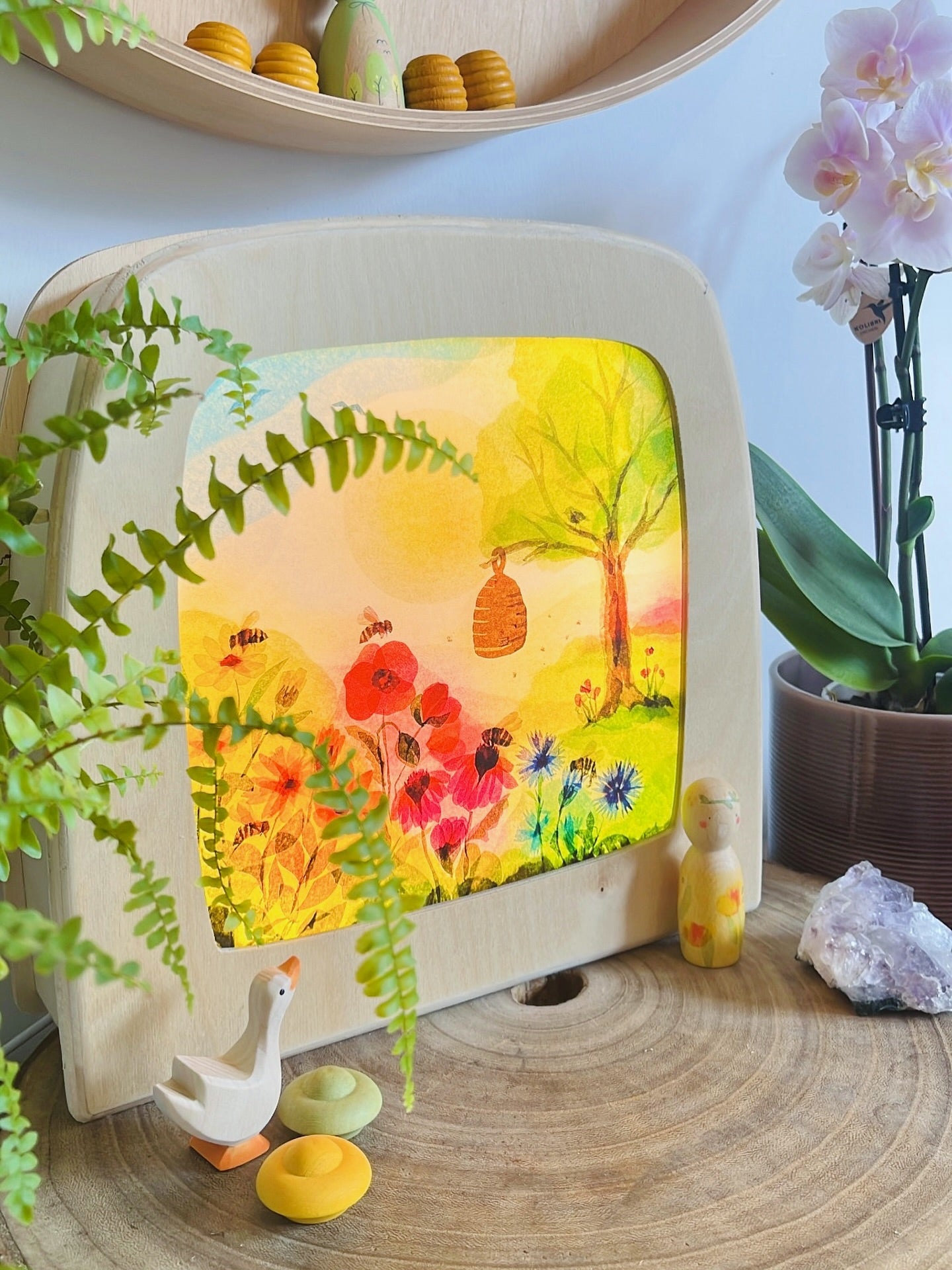 Toverlux Magic Picture Lamp – Waldorf-Inspired Silhouette Lamp | Toy | Toverlux | Little Acorn to Mighty Oaks